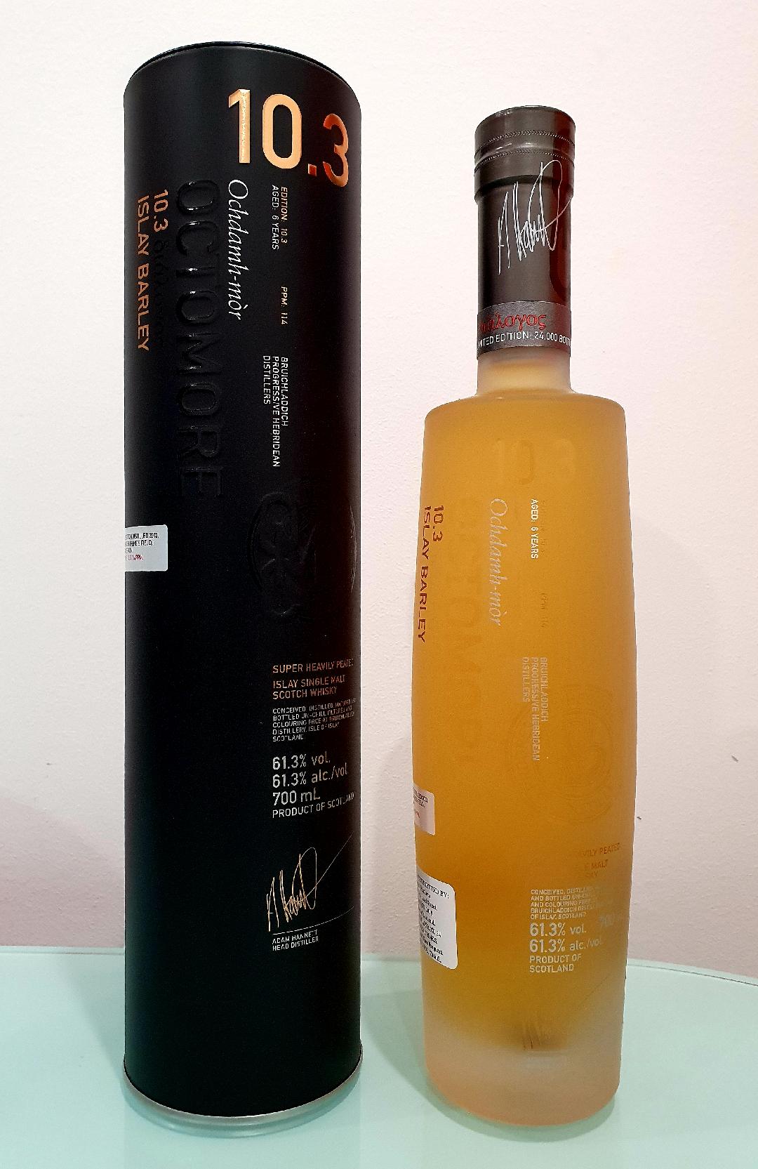 Bruichladdich Masterclass Octomore 10.3 Scotch Whisky 700mL