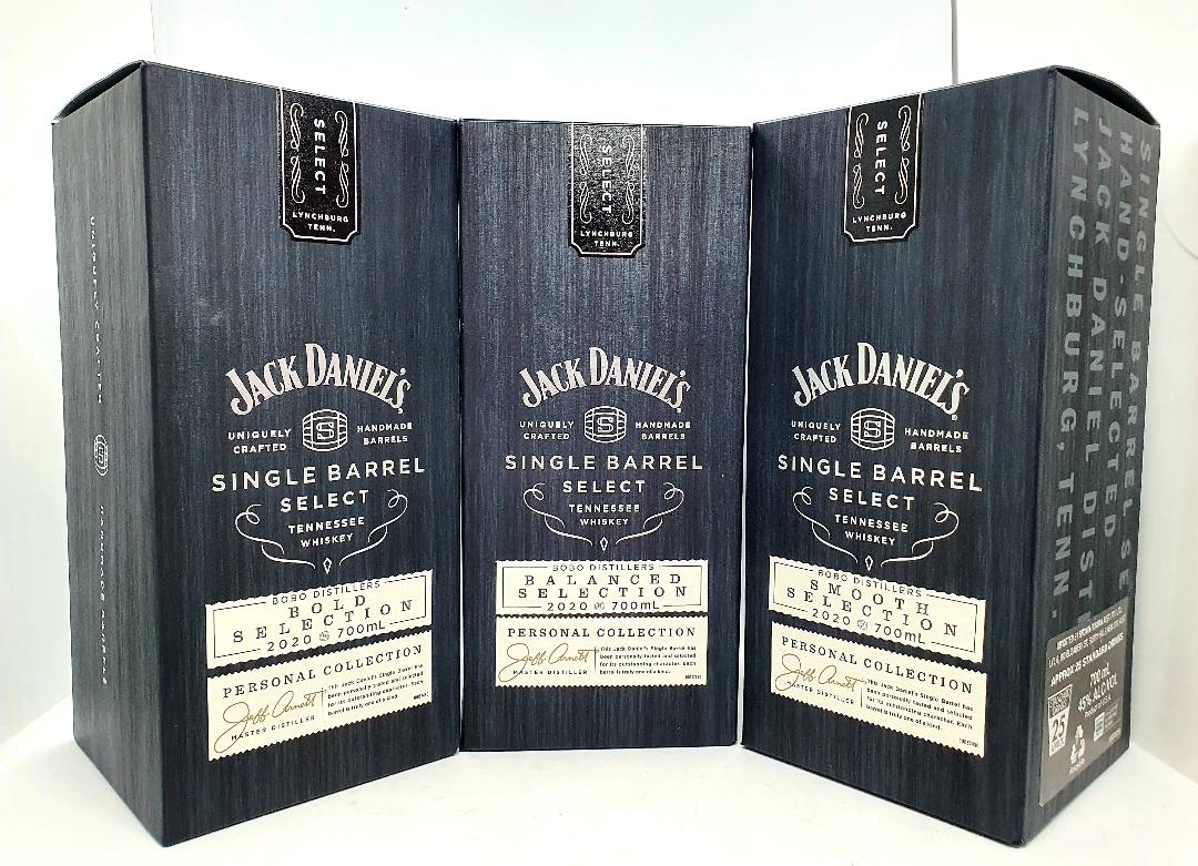 Jack Daniel's Bobo And Fletcher 2020 Collection Bold + Smooth + Balanced 3 X 700mL