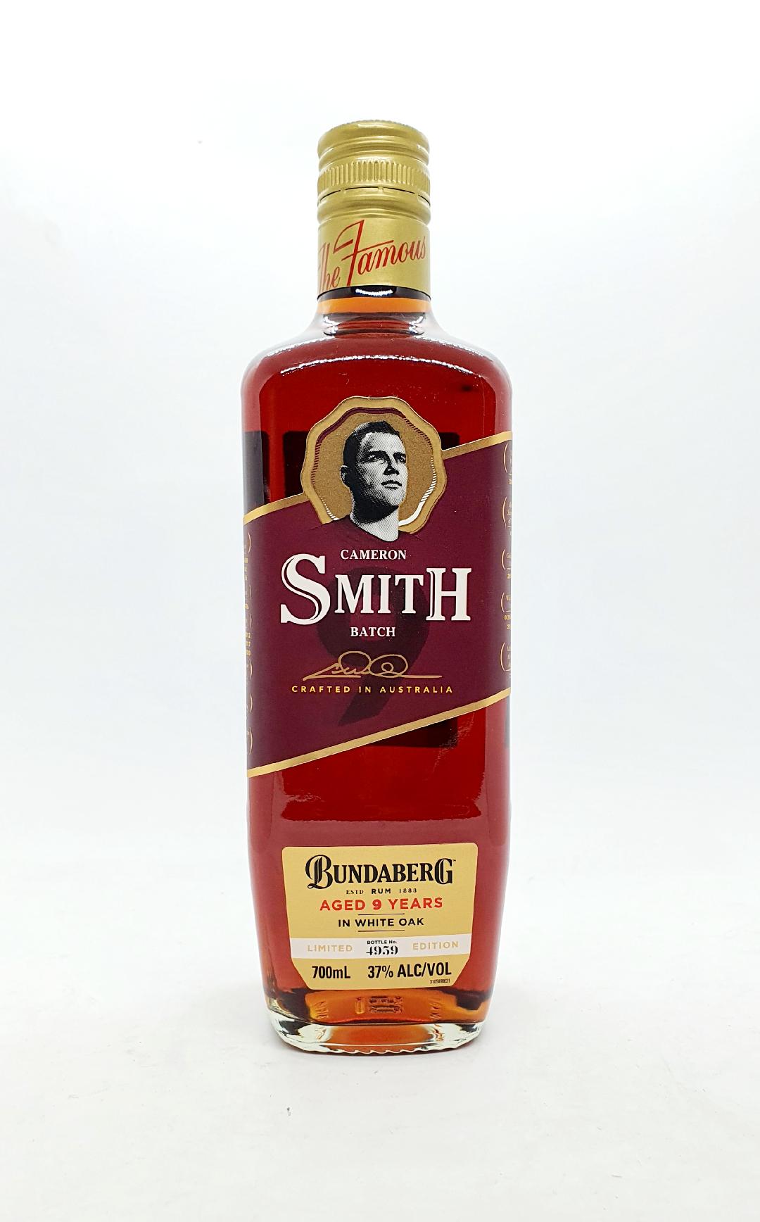 Bundaberg Cameron Smith 9YO Batch Rum 700mL