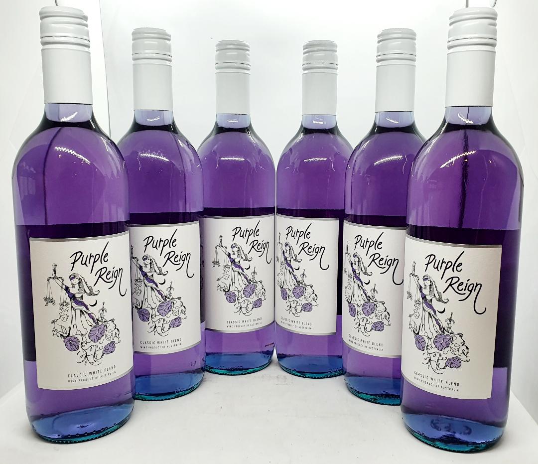 Purple Reign Classic White Blend (Purple Wine) 750mL (6 Pack)
