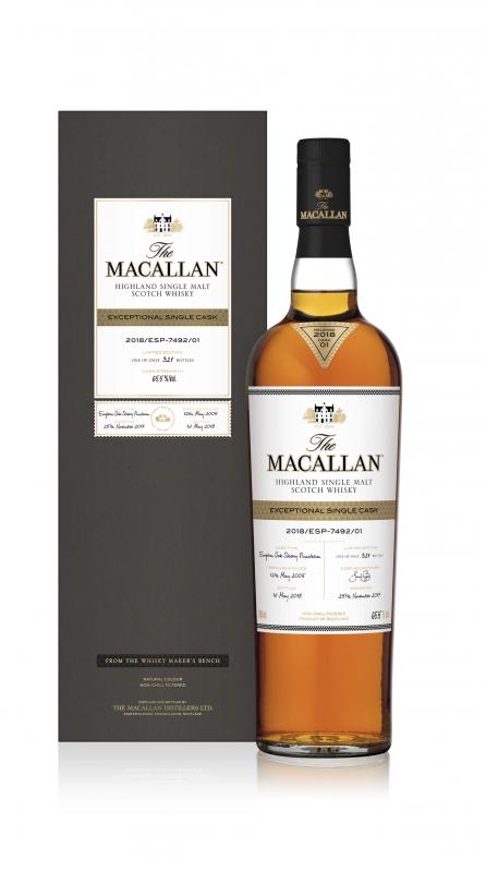 The Macallan Exceptional Single Cask 2018/ESP-7492/01 Limited Edition Cask Strength () Single Malt Scotch Whiskyml