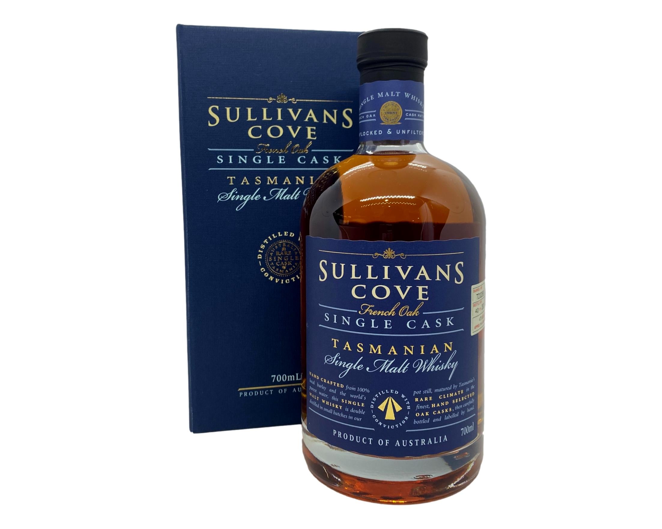 Sullivans Cove 12 Year Old French Oak Single Cask (Barrel No.TD0226) 700mL
