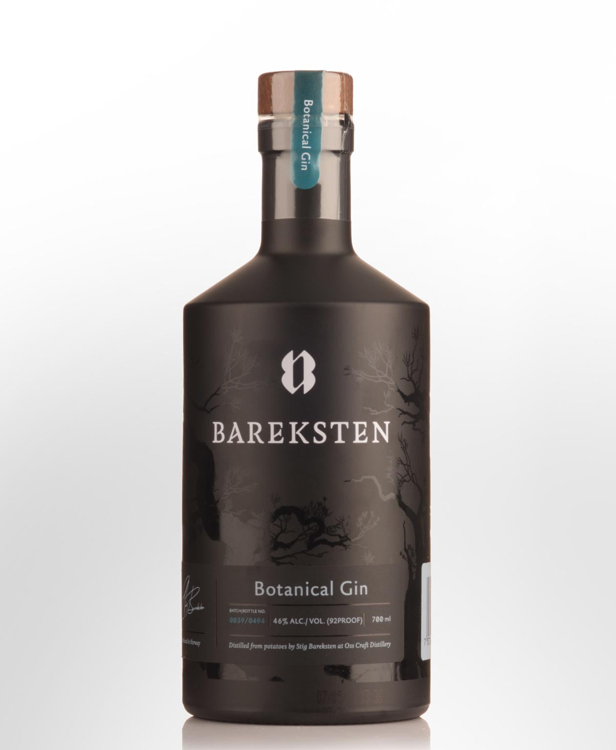 Bareksten Premium Botanical Gin 700mL