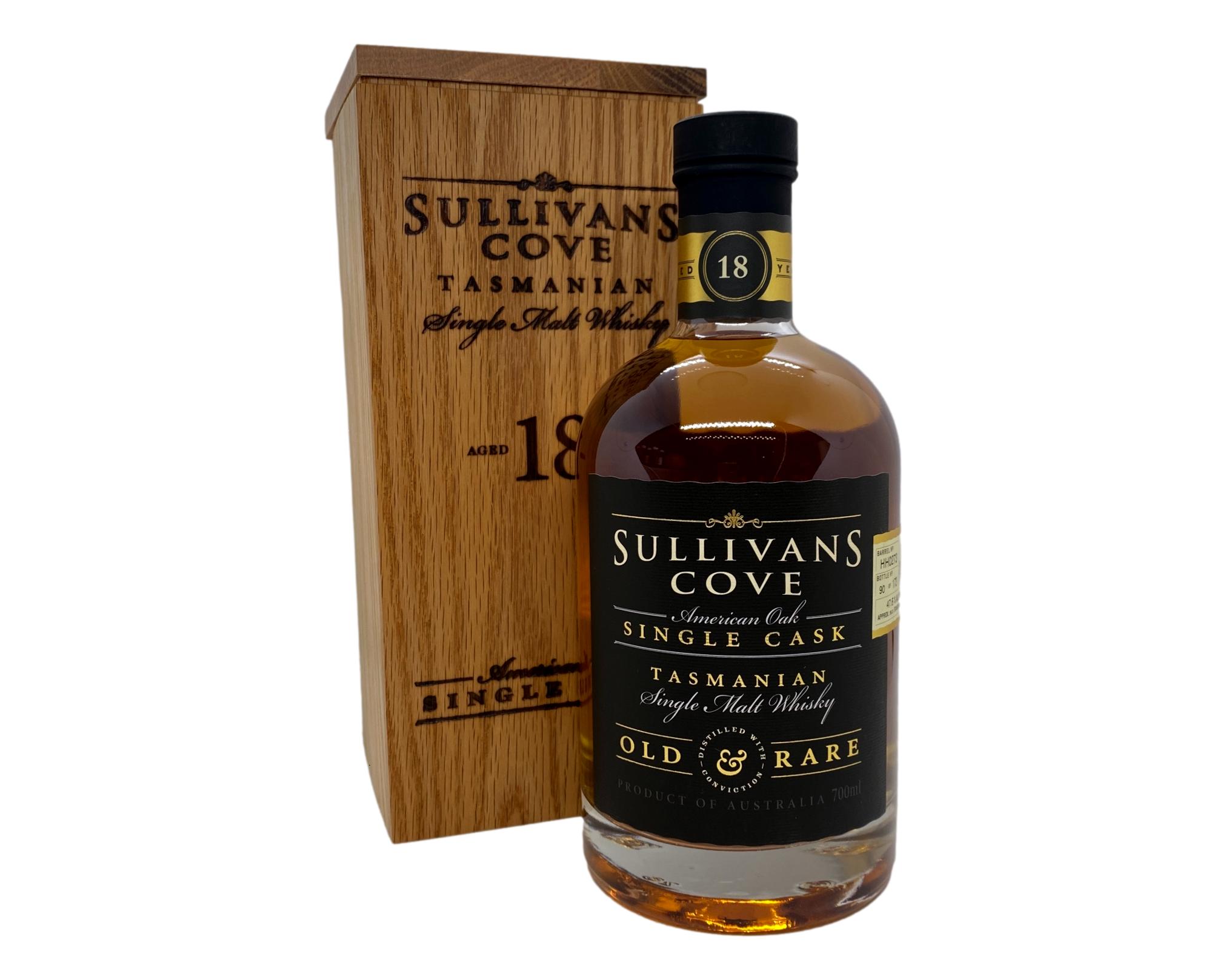 Sullivans Cove 18 YO American Oak Barrel Single Cask Single Malt Whisky (Old and Rare) 700mL (Barrel No. HH0273)