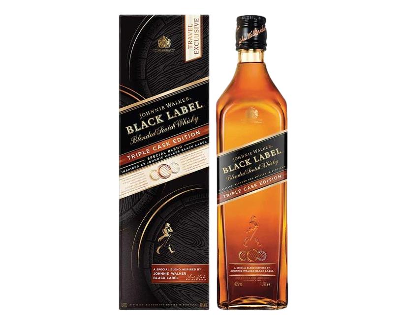 Johnnie Walker Black Label Triple Cask Edition Blended Scotch Whisky 1L