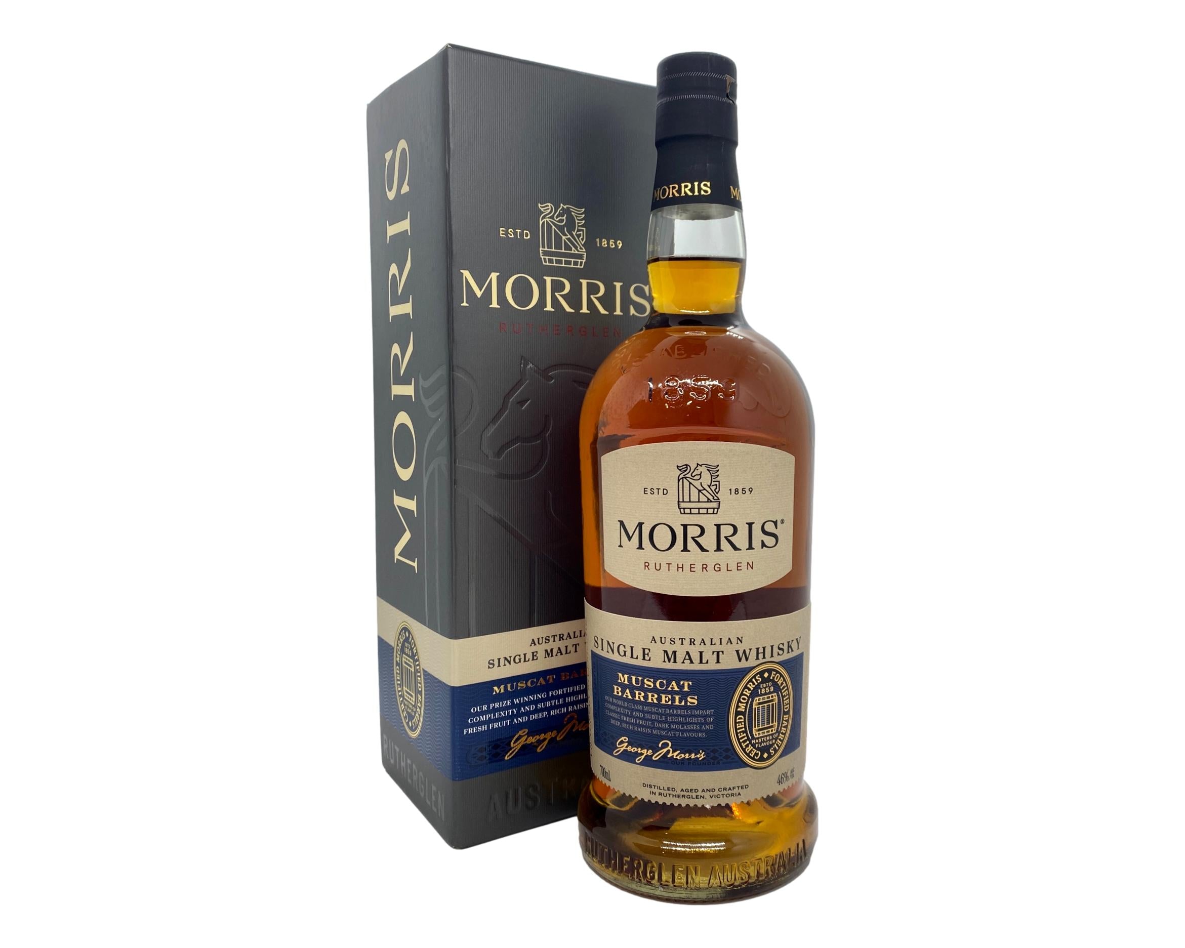 Morris Rutherglen Muscat Barrel Single Malt Australian Whisky 700mL