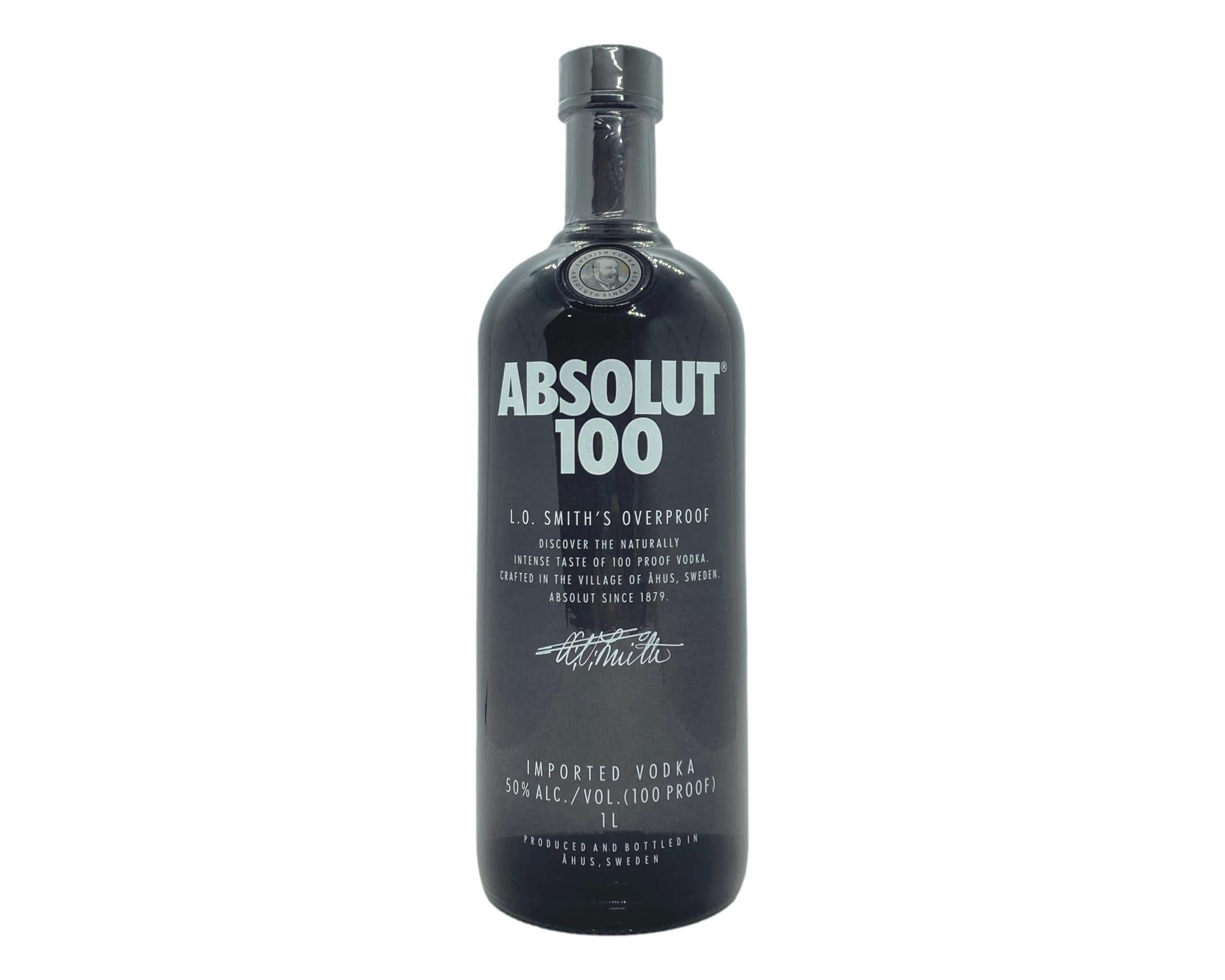Absolut 100 L.O. Smith's Overproof 1L