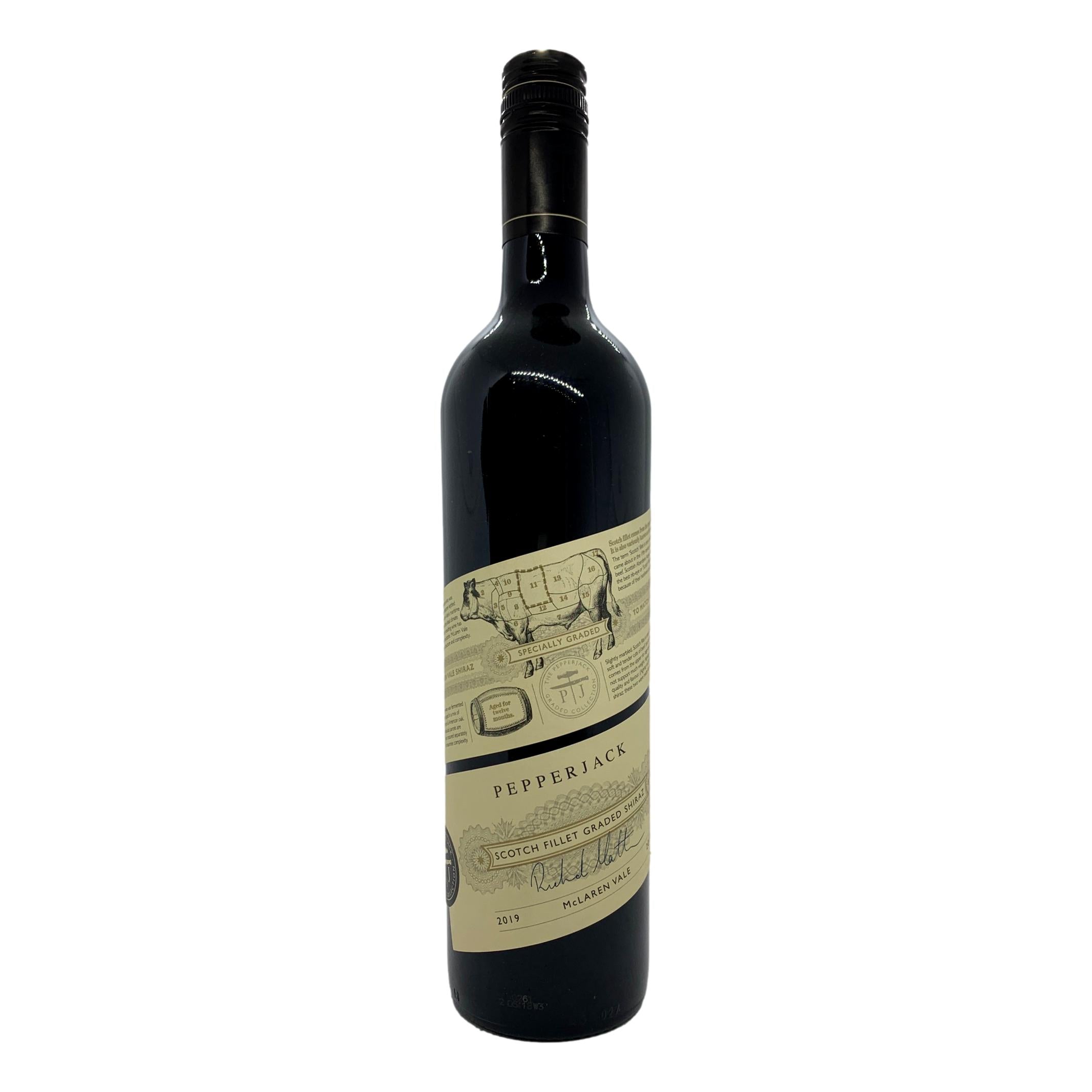 Pepperjack Scotch Fillet Graded Shiraz 750mL