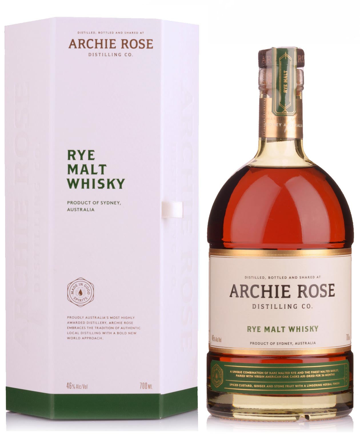 Archie Rose Rye Malt Australian Whisky 700mL