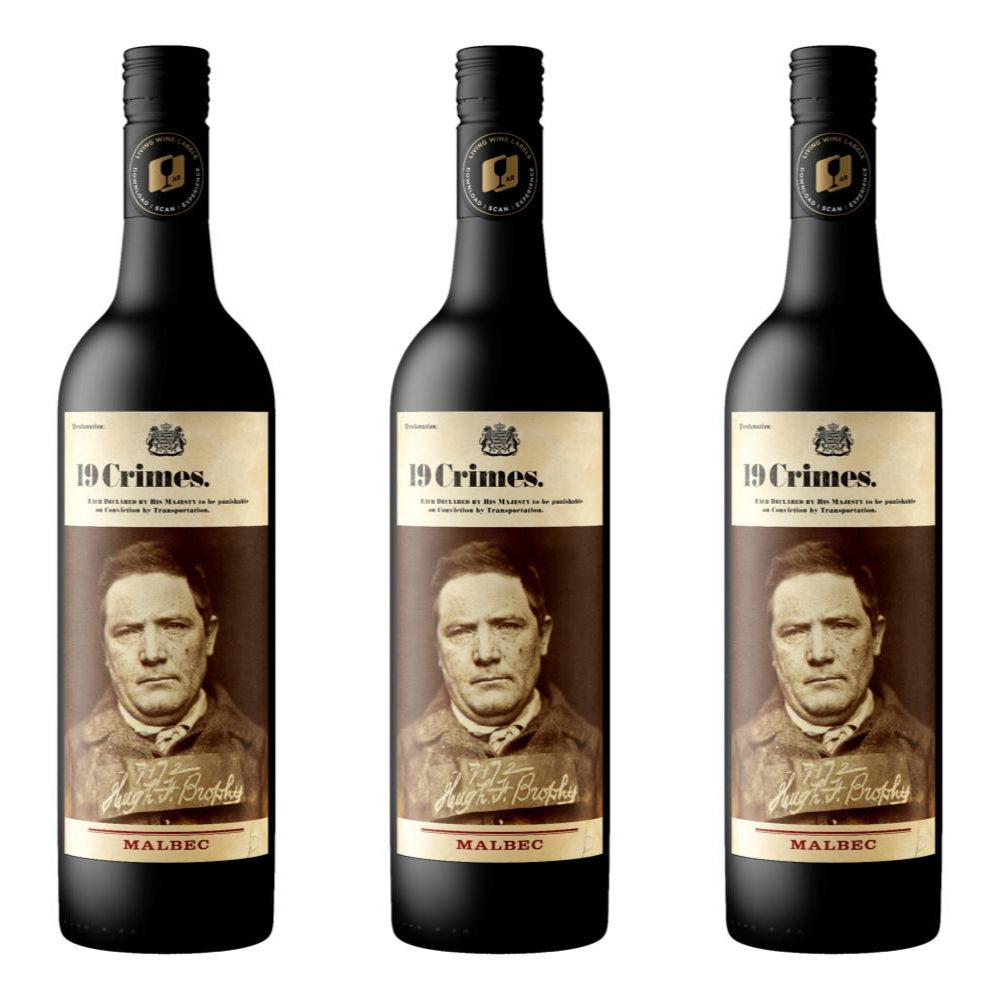 19 Crimes Malbec (3X750mL)