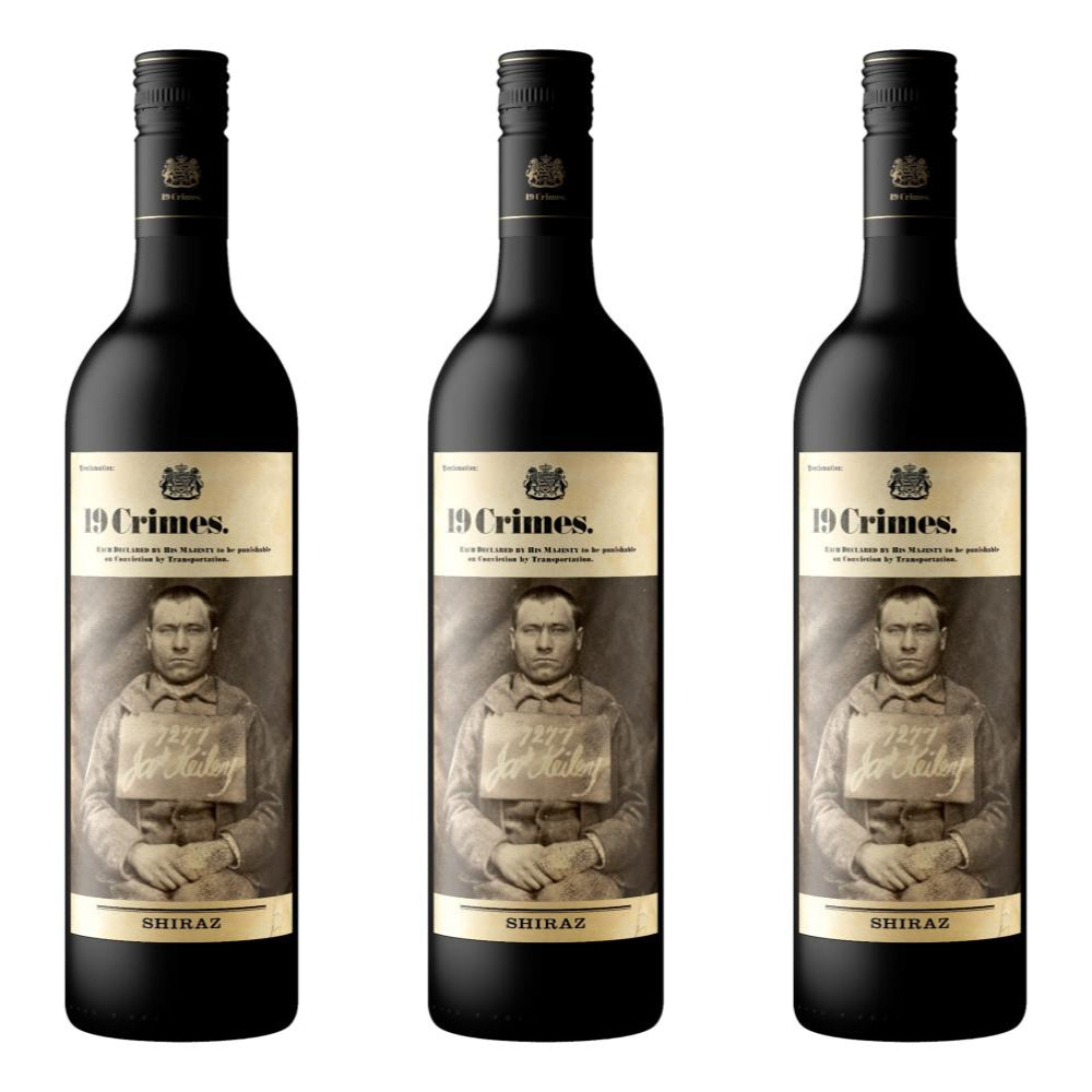19 Crimes Shiraz (3X750mL)