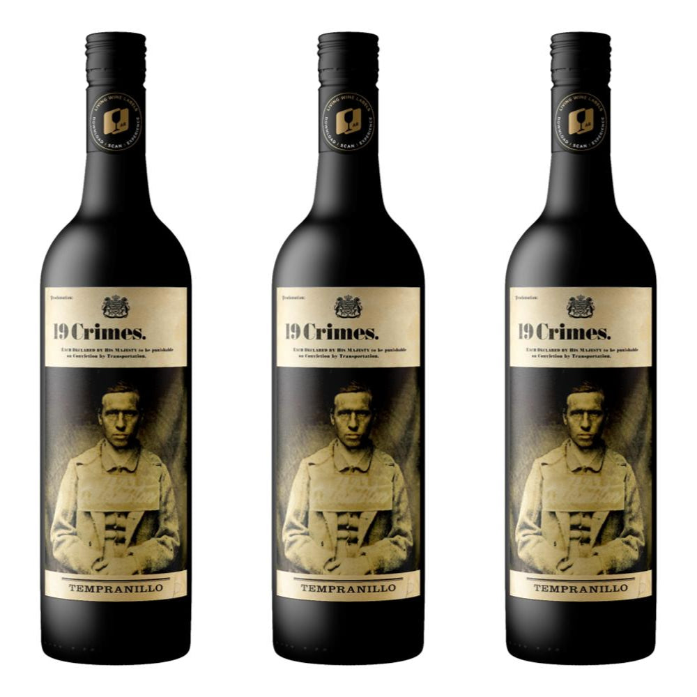 19 Crimes Tempranillo (3X750mL)