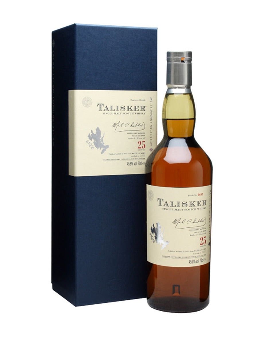 Talisker 25 Year Old Single Malt Scotch Whisky 700mL