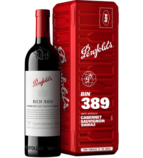 Penfolds Bin 389 Cabernet Shiraz Gift Tin 2023 750mL