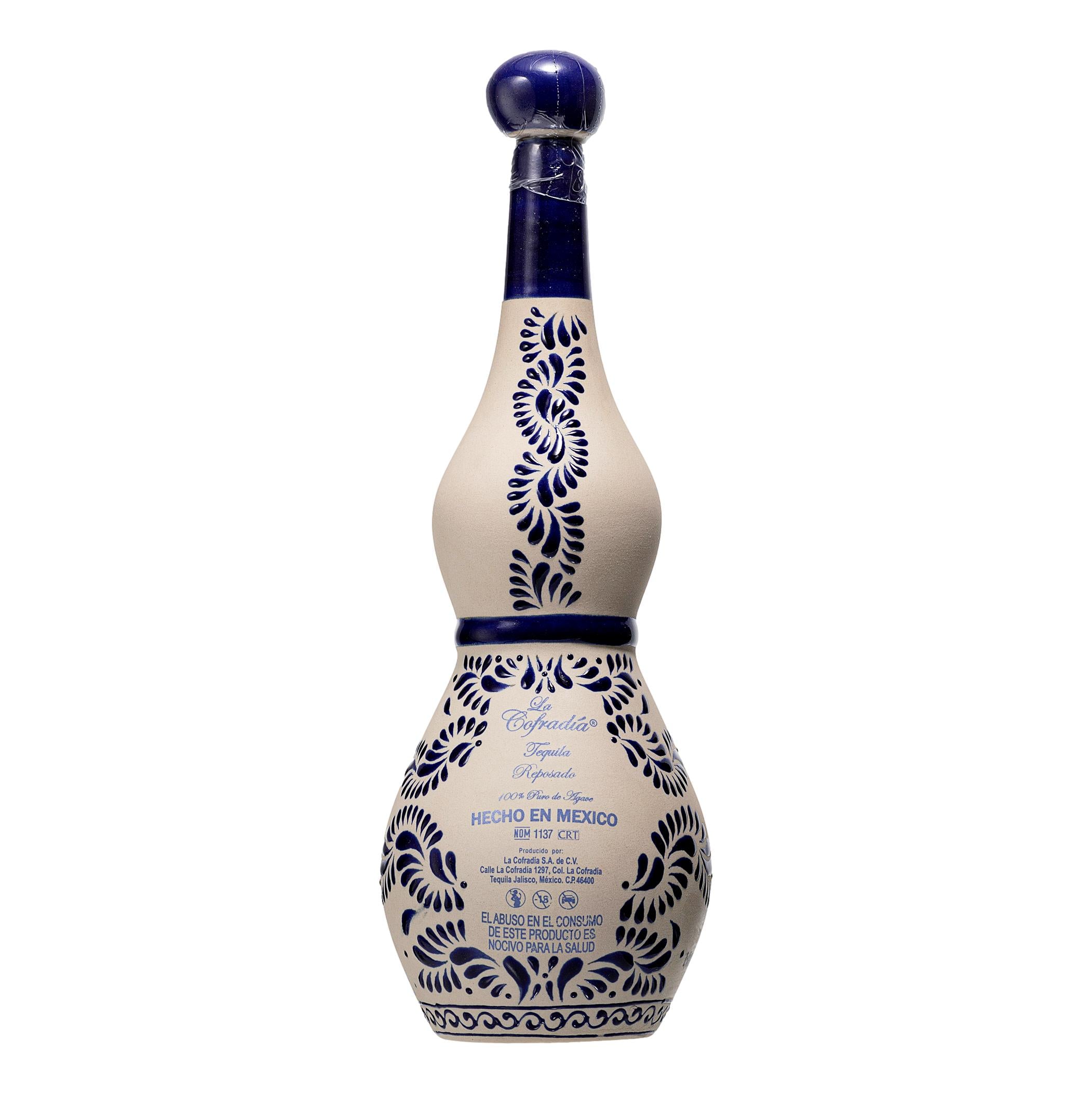 La Cofradia Torre De Picos Reposado Tequila - Ceramic Bottle 750mL