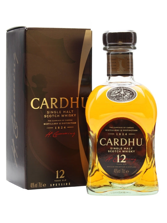Cardhu 12 Year Old Single Malt Scotch Whisky 700mL