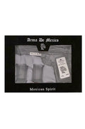 Arma De Mexico Silver Tequila Pistol With 2 Shot Glasses 200mL