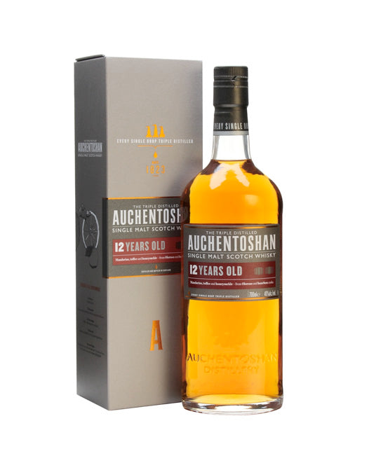Auchentoshan 12 Year Old Single Malt Scotch Whisky 700mL