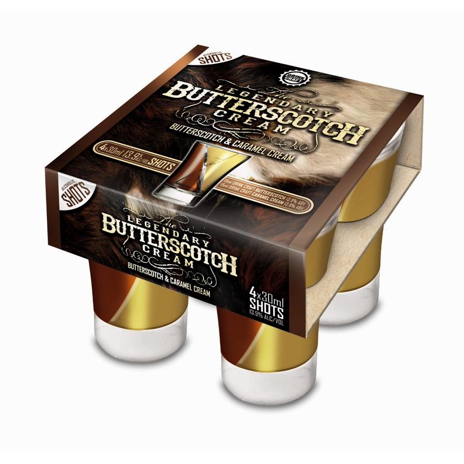 Drinkcraft Butterscotch Shots (4X30mL)