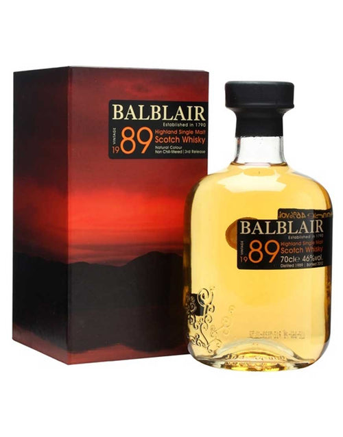 Balblair 1989 Single Malt Scotch Whisky 700mL