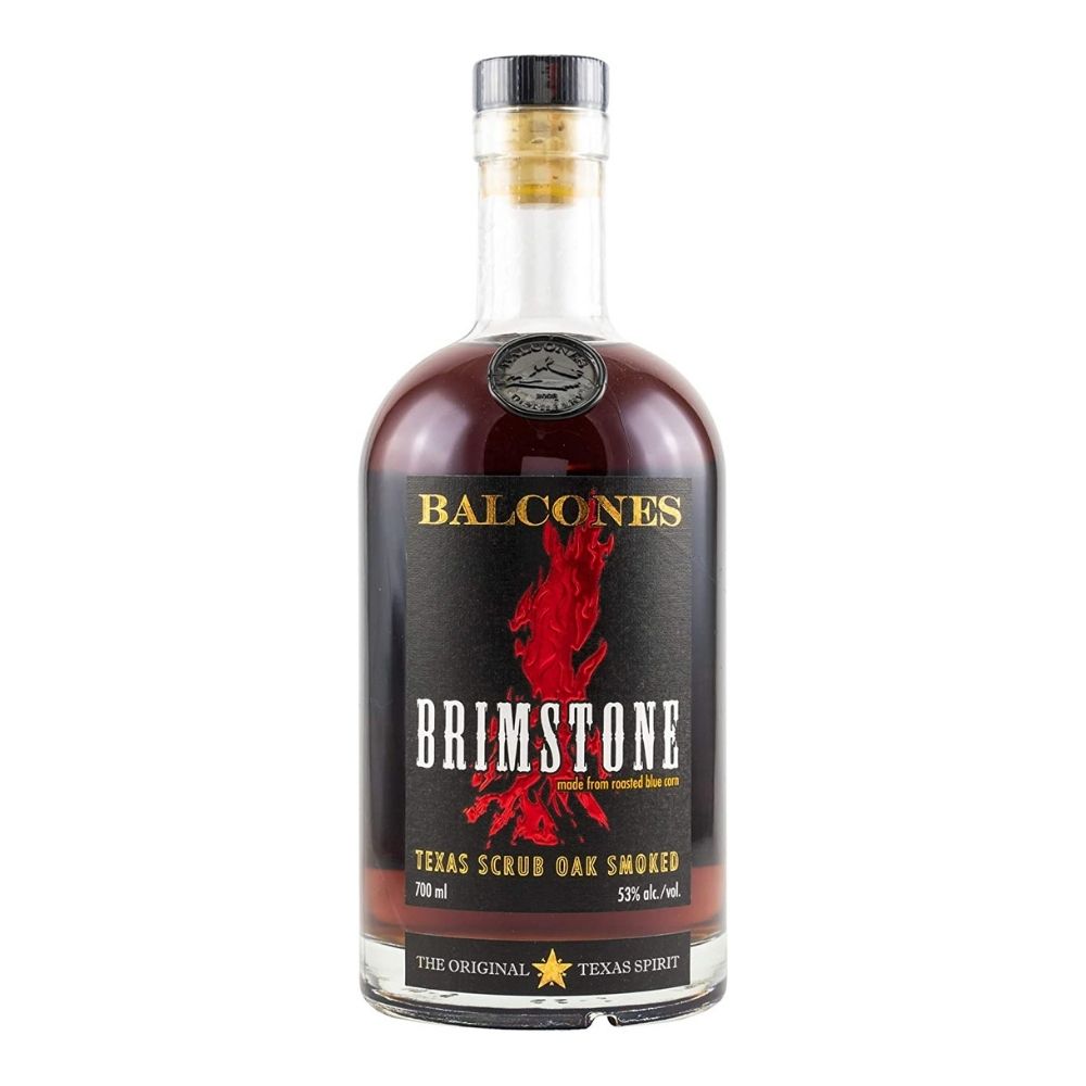 Balcones Brimstone Texas Scrub Oak Smoked Corn Whisky 700mL