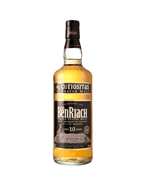 Benriach Curiositas Peated 10 Year Old Single Malt Scotch Whisky 700mL