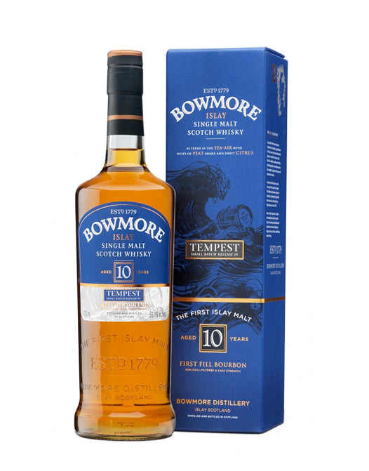 Bowmore Tempest Small Batch Release No.6 Cask Strength 10 YO Single Malt Whisky 700mL 54.9 % Abv