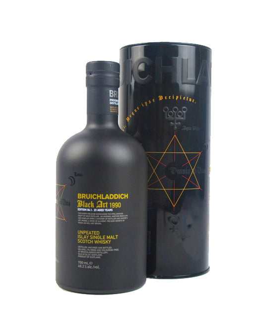 Bruichladdich Black Art 1990 edition 4.1 Single Malt Scotch Whisky 23 YO 700mL