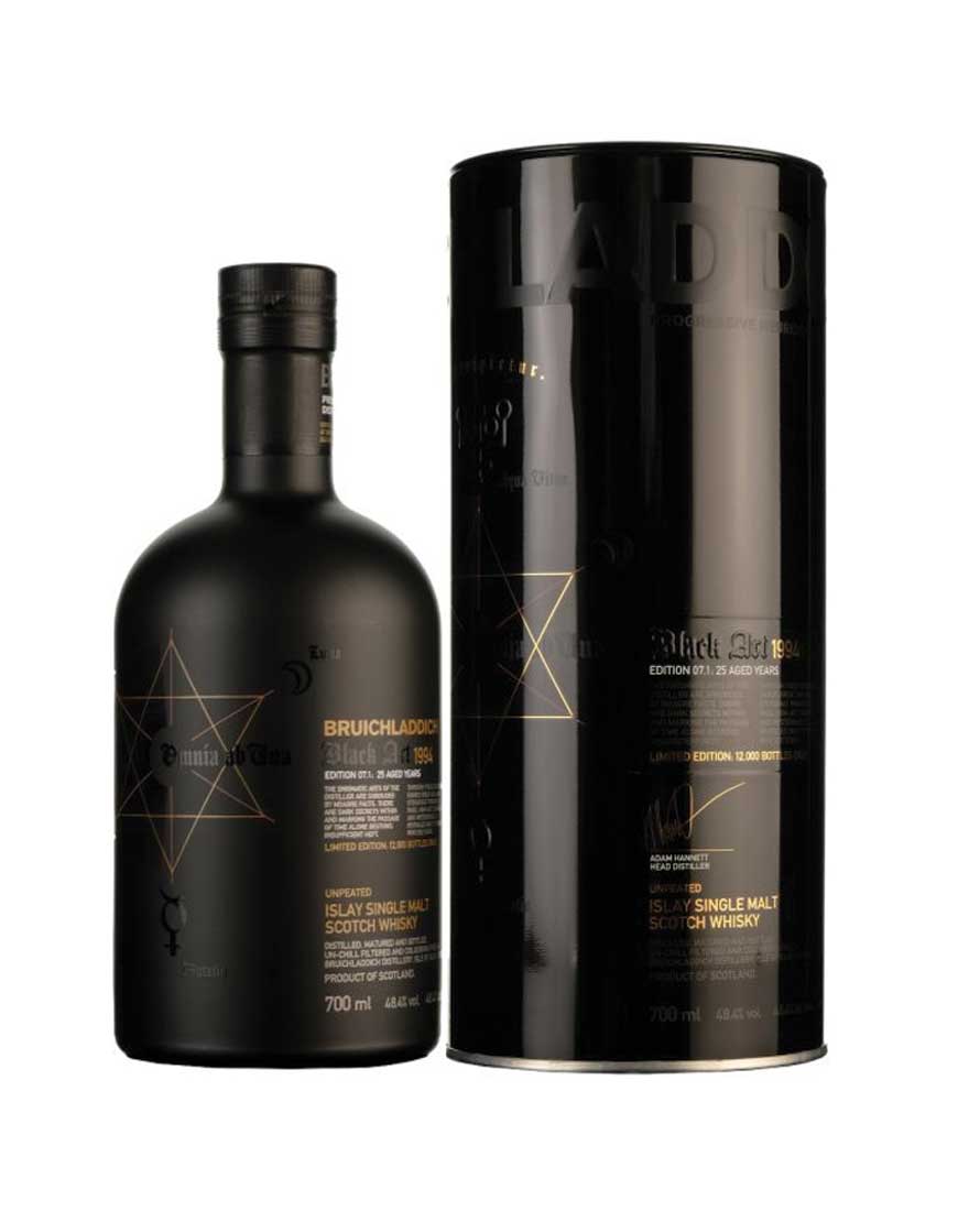 Bruichladdich Black Art 1994 Edition 7.1 Single Malt Scotch Whisky 25 YO 700mL
