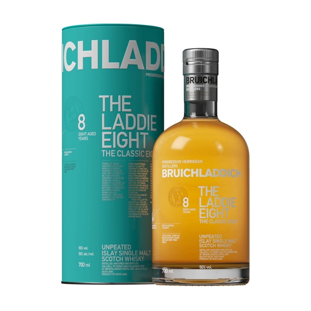 Bruichladdich The Laddie 8 Year Old Single Malt Scotch Whisky 700mL