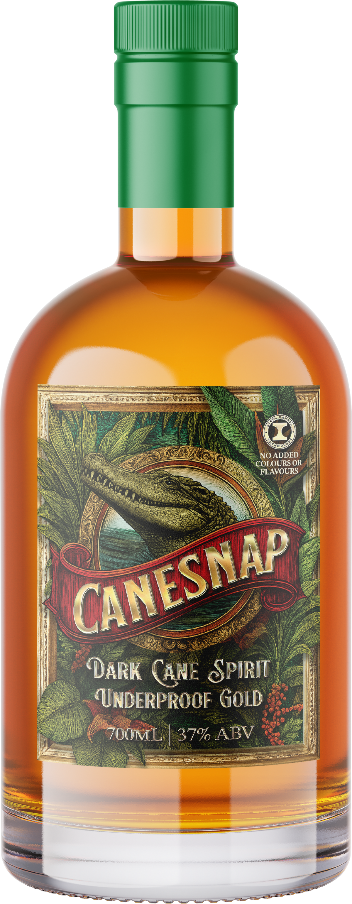 Canesnap Dark Cane Spirit Underproof Gold 700mL