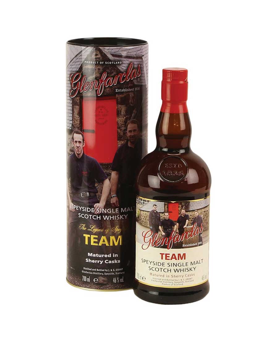 Glenfarclas Team The Legend Of Speyside Single Malt Scotch Whisky 700mL