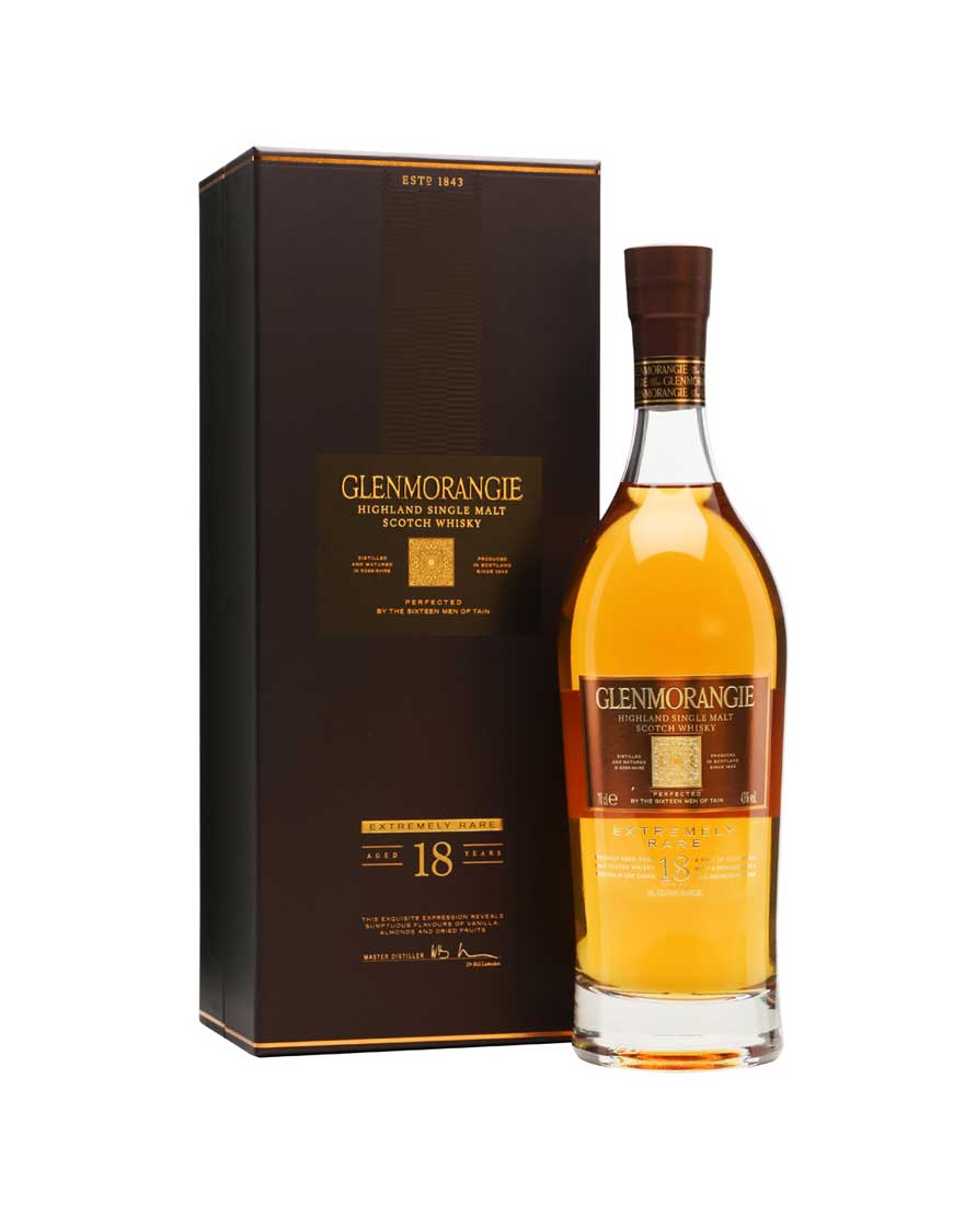 Glenmorangie Extremely Rare 18 YO Single Malt Scotch Whisky 700mL