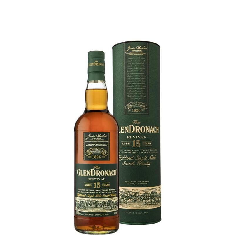 The Glendronach Revival 15 YO Single Malt Scotch Whisky 700mL