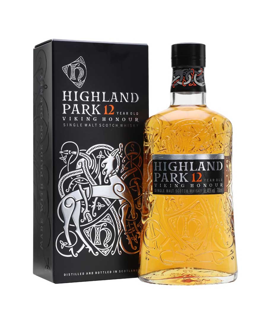 Highland Park 12 YO Single Malt Whisky Viking Honour 700mL