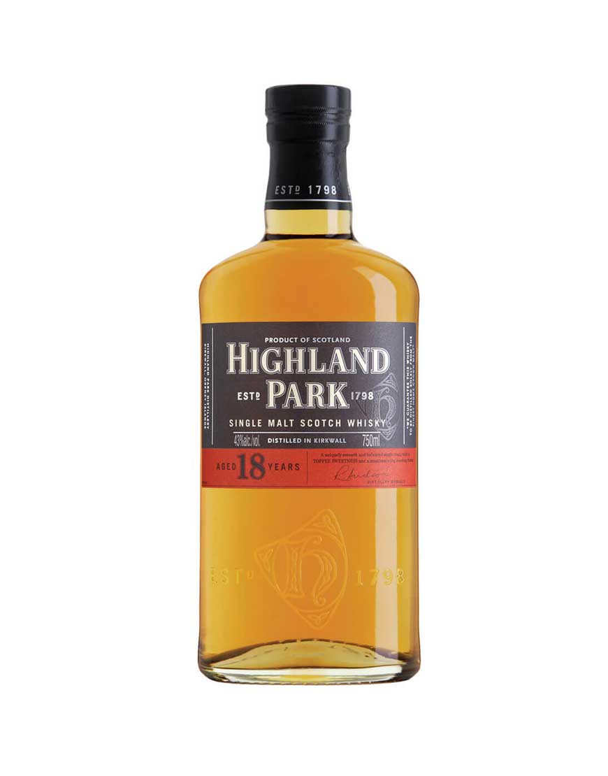Highland Park 18 YO Single Malt Whisky Viking Pride 700mL