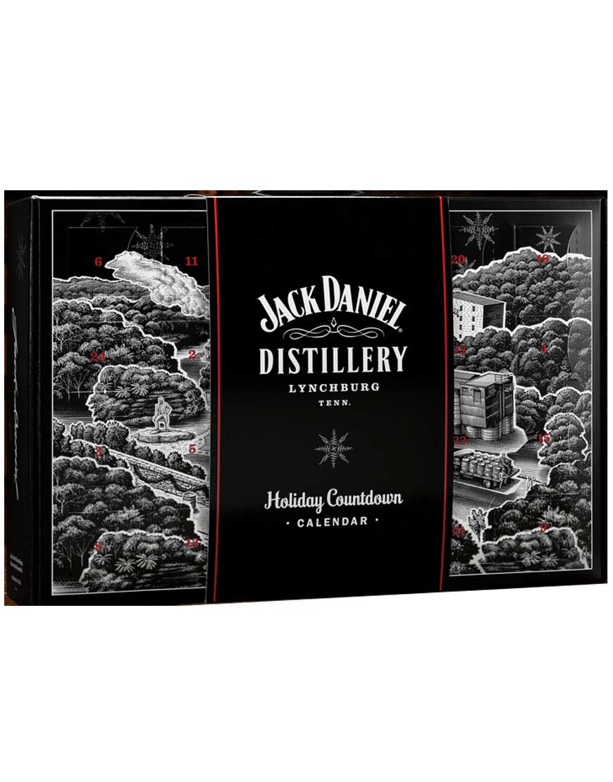 Jack Daniel's Holiday Countdown Calendar 20 X 50mL + 4 Gifts