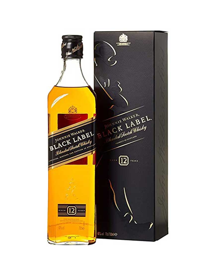Johnnie Walker Black Label Scotch Whiskey 700mL