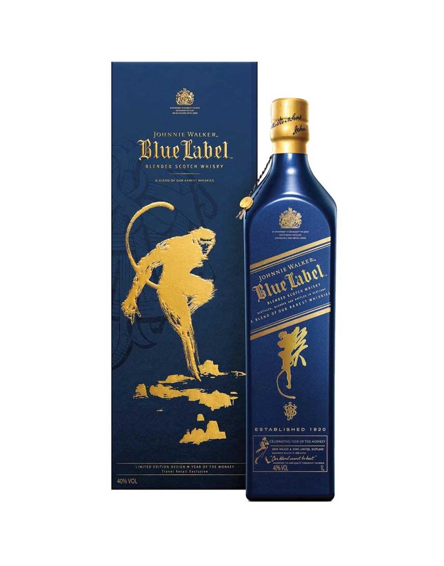 Johnnie Walker Blue Label Zodiac Year Of The Monkey 1000mL