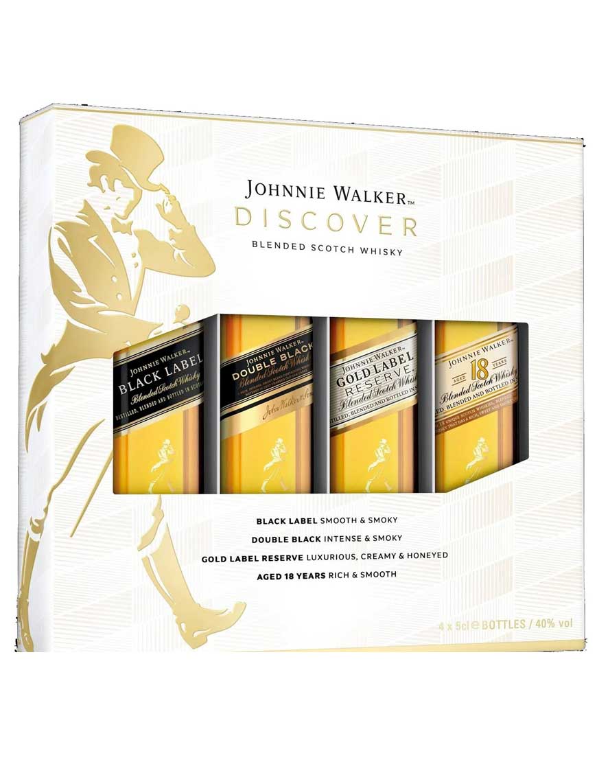 Johnnie Walker Discover Gift Pack 4 X 50mL