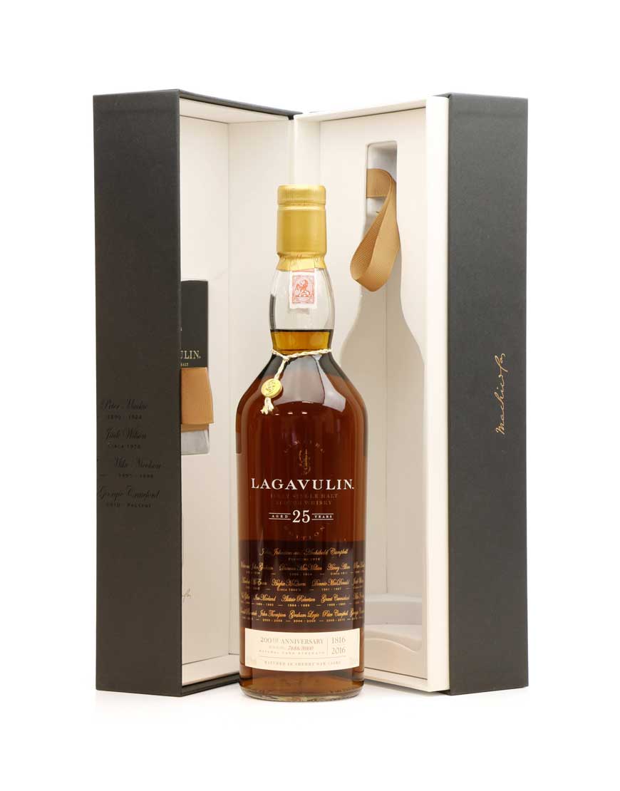 Lagavulin 25 Year Old 200th Anniversary Scotch Whisky 700mL