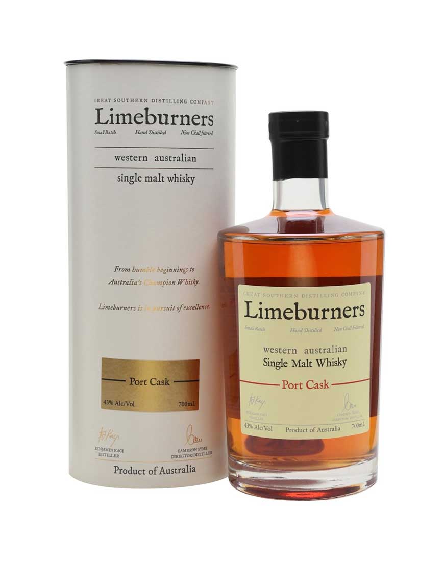 Limeburners Port Cask Single Malt Australian Whisky 700mL
