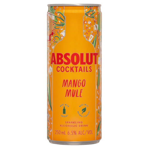 Absolut Cocktails Mango Mule (10X250mL)