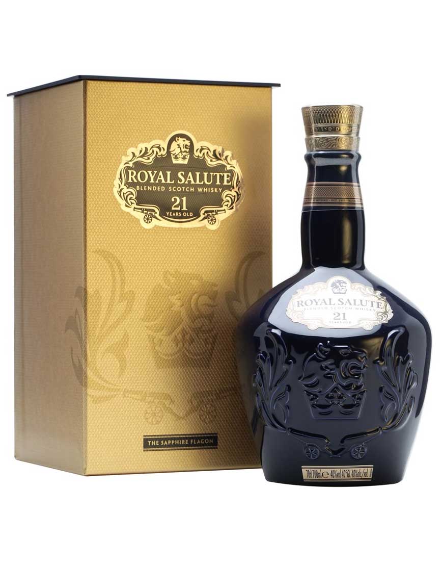 Royal Salute Sapphire 21 Year Scotch Whisky 700mL
