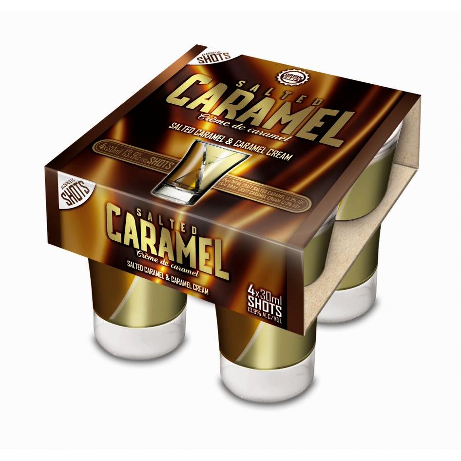 Drinkcraft Salted Caramel Shots (4X30mL)