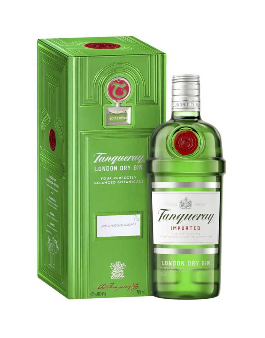Tanqueray London Dry Gin In A Gift Tin Box 700mL