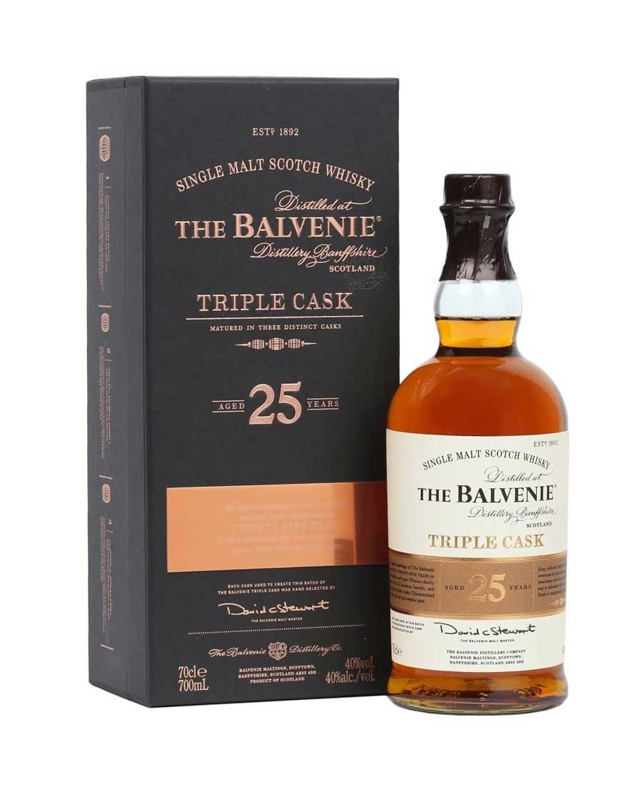 The Balvenie Aged 25 Years Triple Cask Single Malt Scotch Whisky 700mL