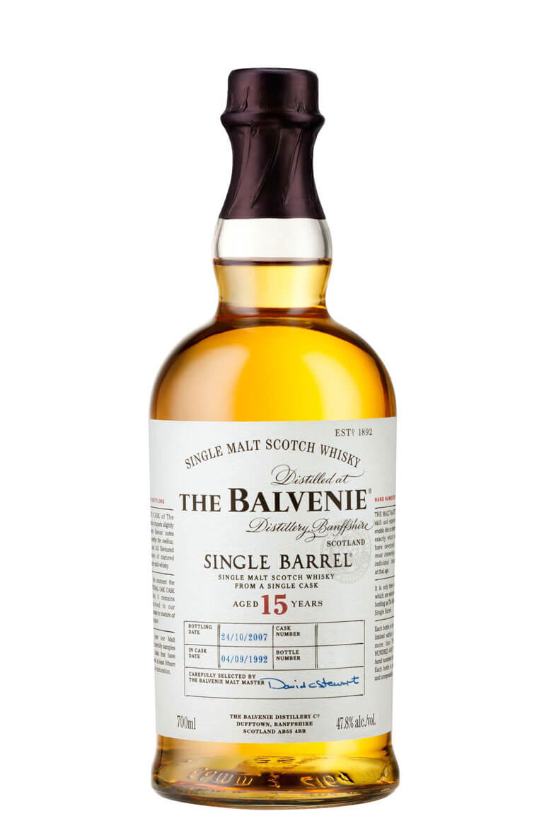 The Balvenie Single Barrel 15 Year Old Scotch Whisky 700mL