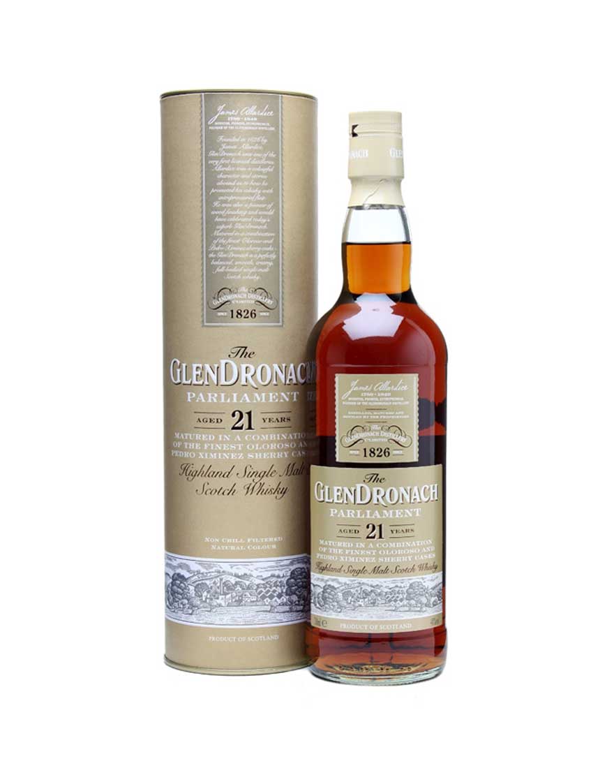 The Glendronach Parliament 21 Year Old Single Malt Scotch Whisky 700mL