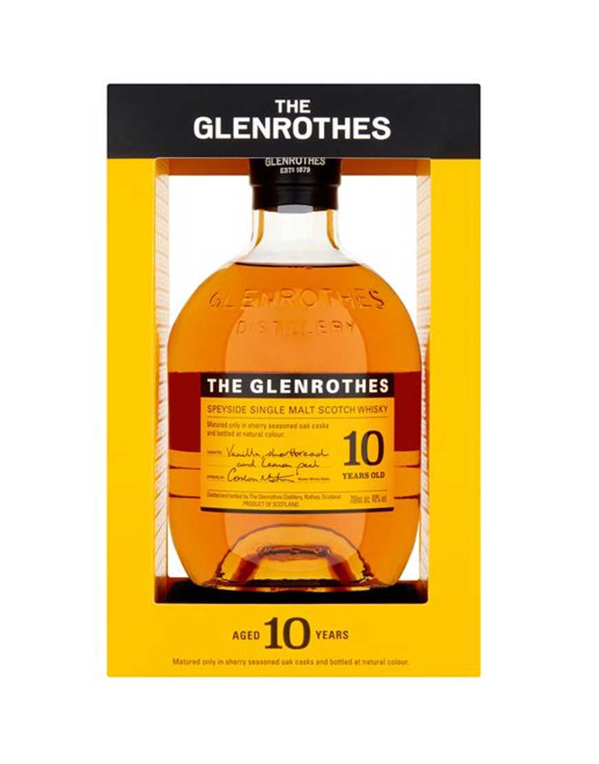 Glenrothes 10 Year Old Single Malt Scotch Whisky 700mL